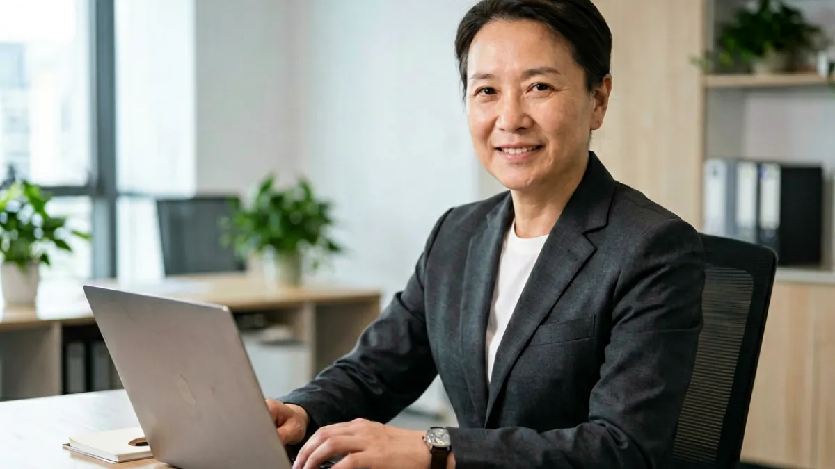 实验室桌面上摆放着几盆害羞草幼苗，研究人员正在用细笔触碰叶片观察闭合反应